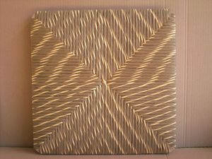 Picture of green straw imitation seat