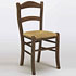 Sedia rustica per cucina e il contract. Sedia in legno - 303