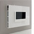 Pannello porta TV plasma in MDF laccato bianco lucido - Link 539