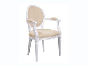 Picture of 196 P Aline , chairs with arms and padded seat