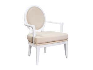 Picture of 900/A P Kora, chair with arms and fabric seat