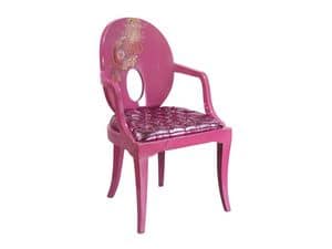 Picture of Lily, classic style chair with armrests