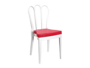 Picture of Bertoni S/I, dining chairs with decorated back