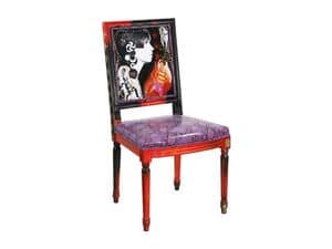 Picture of 210 S Decoupage, traditional dining chair