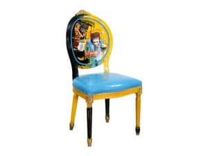 Picture of 238 S Decoupage, wooden dining chairs