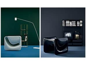 Picture of Kloe, armchair with metal base