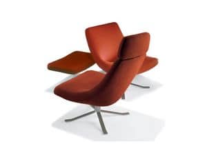 Picture of Surf flat, upholstered armchair