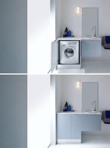 Picture of Idrobath 02, modular bathroom furnishing system