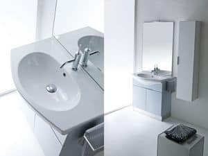 Picture of Idrobath 09, washbasin with mirror