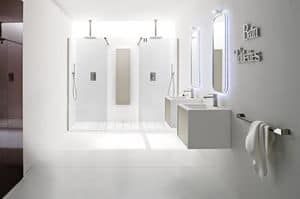 Picture of OPUS mirror with light, wall mirror