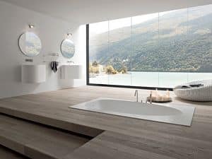 Picture of BOMA washbasin hanging h48, design washbasin