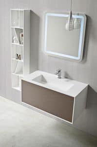 Picture of GIANO washbasin hanging h44 w96, suitable for laundry