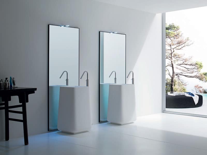 Picture of OPUS washbasin free standing h85, washbasin