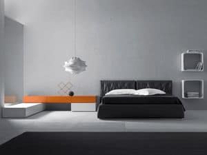 Picture of Boiserie Pisolo, elegant leather beds