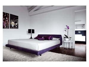 Picture of Chocolate Bed Gliss Collection, bed with upholstered bedframe