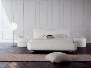 Picture of Christal bed, bed with upholstered bedframe