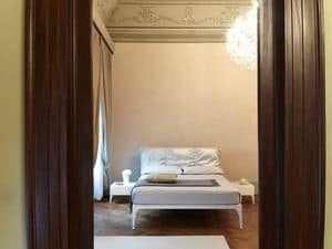 Picture of Dressy bed, beds with fabric headboard