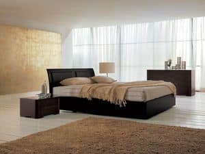 Picture of Memory bed, leather beds