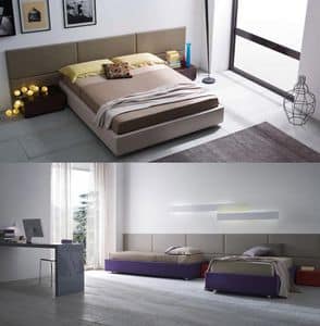 Picture of Square + sommier, beds with headboard