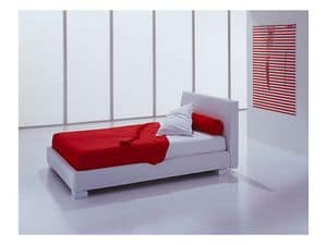 Picture of Tallis single, bed in leather