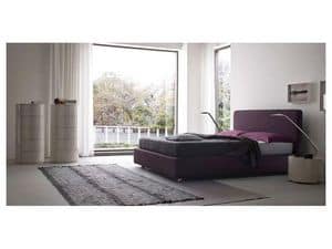 Picture of Teo bed, bed with upholstered bedframe