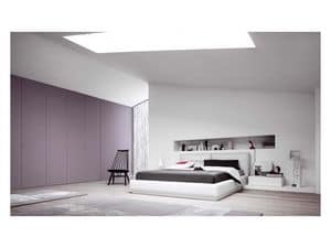 Picture of Tulip Bed Easy Collection, bed upholstered in leather