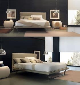 Picture of Vola, bed with upholstered headboard or footboard