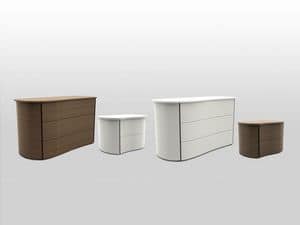Picture of Goccia bedside table, modern nightstands