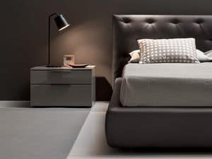 Picture of Zoe nightstand, decorated nightstands