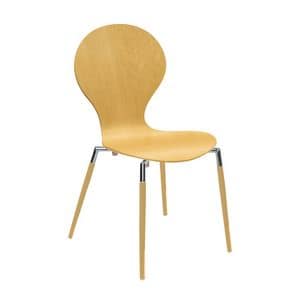 Picture of 828 - MA4C, modern metal chairs