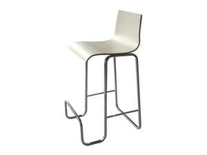 Picture of Giove, chair with wooden back
