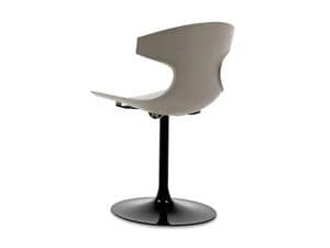Picture of Echo-p, chairs with back in plastic material