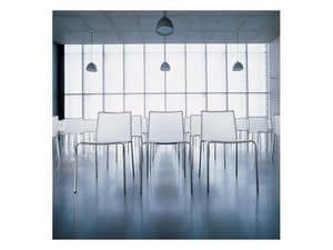 Picture of Zip, chairs with seat in plastic material