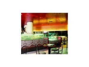 Picture of Piano bar ice cream shop - Bibione, made-on-measure restaurant furnishing