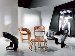 Picture of PO25 Arlecchino, wooden chair