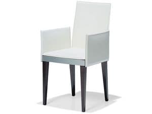 Picture of MOBY P, modern shaped chair with arms