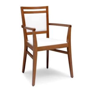 Picture of SURI 472 CP, linear chair with arms
