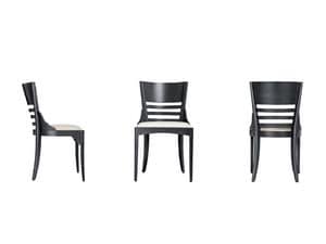 Picture of Biba 7564, chair with wooden backrest