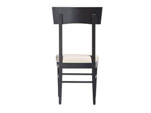 Picture of Blue chair 7568, chairs with horizontal patterned backrest