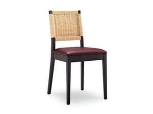 Picture of EMILY/C, chair with horizontal patterned backrest