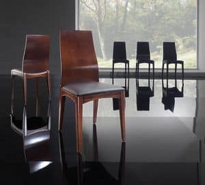 Picture of KARINA chair 8526S, wooden chair with padded seat