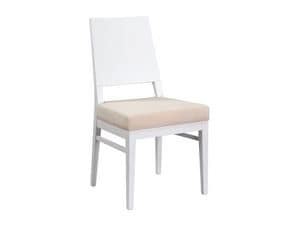 Picture of Levina S, chair with wooden backrest