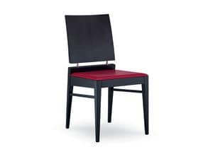 Picture of PEGGY/L, modern wooden dining chairs