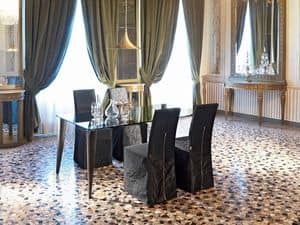 Picture of Gotico table 180x90, glass top tables