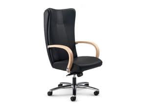 Picture of KIRIA KI161A, office chair with tall backrest