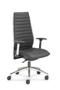 Picture of STEEL ST11FT, armchair with castors