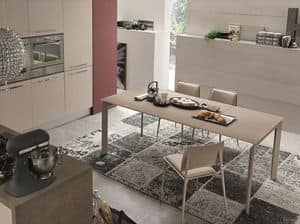 Picture of Centauro 140, glass top table