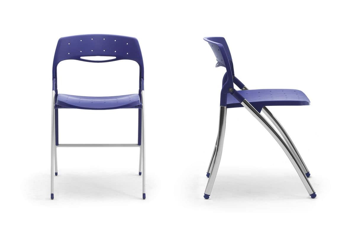 Colored Folding Chair Space Saving IDFdesign