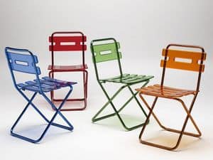 Picture of Sdry coloured, space-saving chair