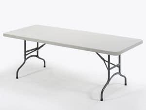 Picture of ALFA RECTANGULARE TABLE, table with metal frame